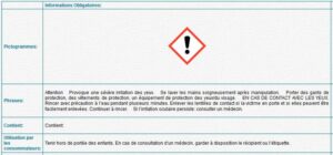 Fiche technique acide citrique