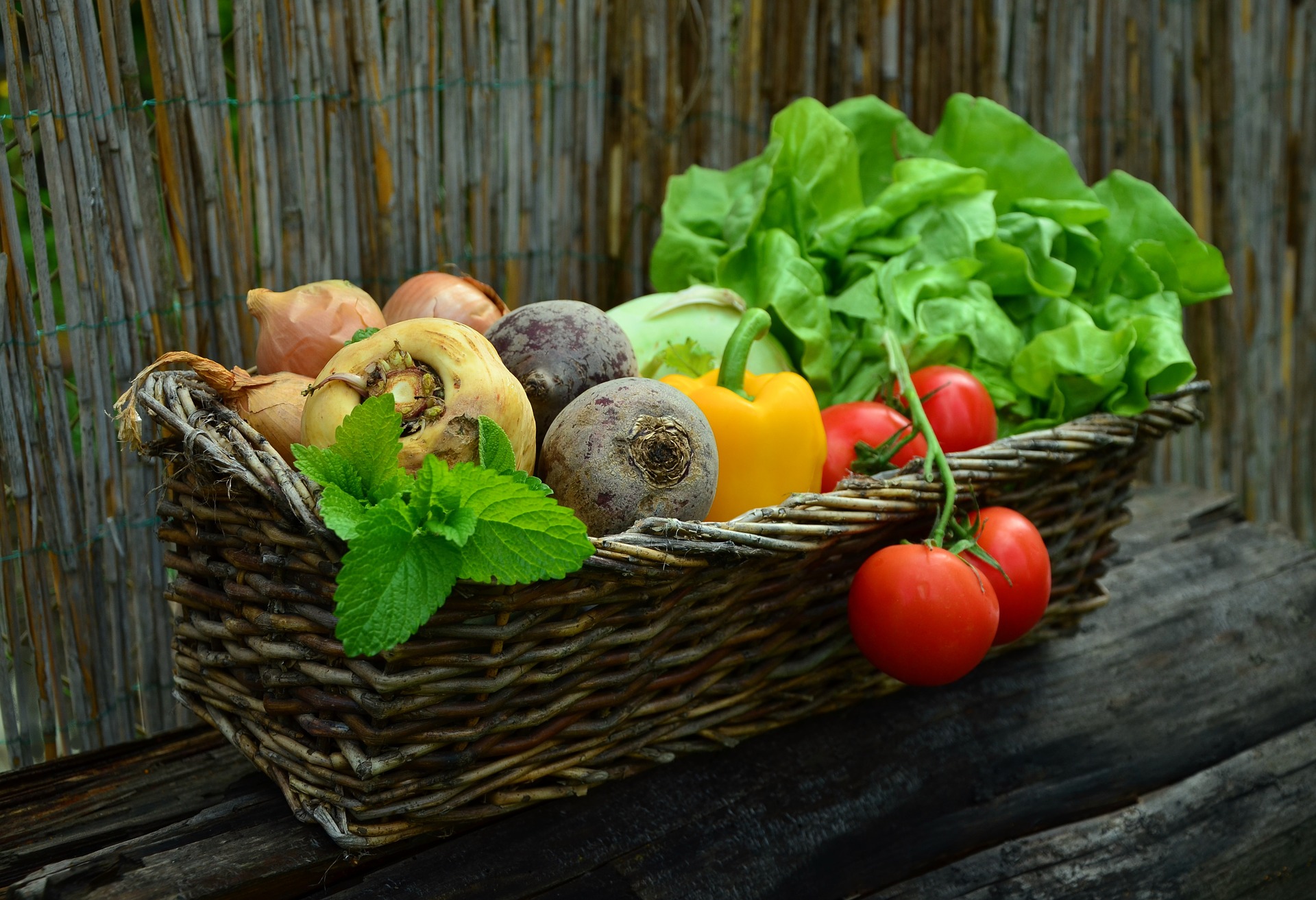 panier de légumes