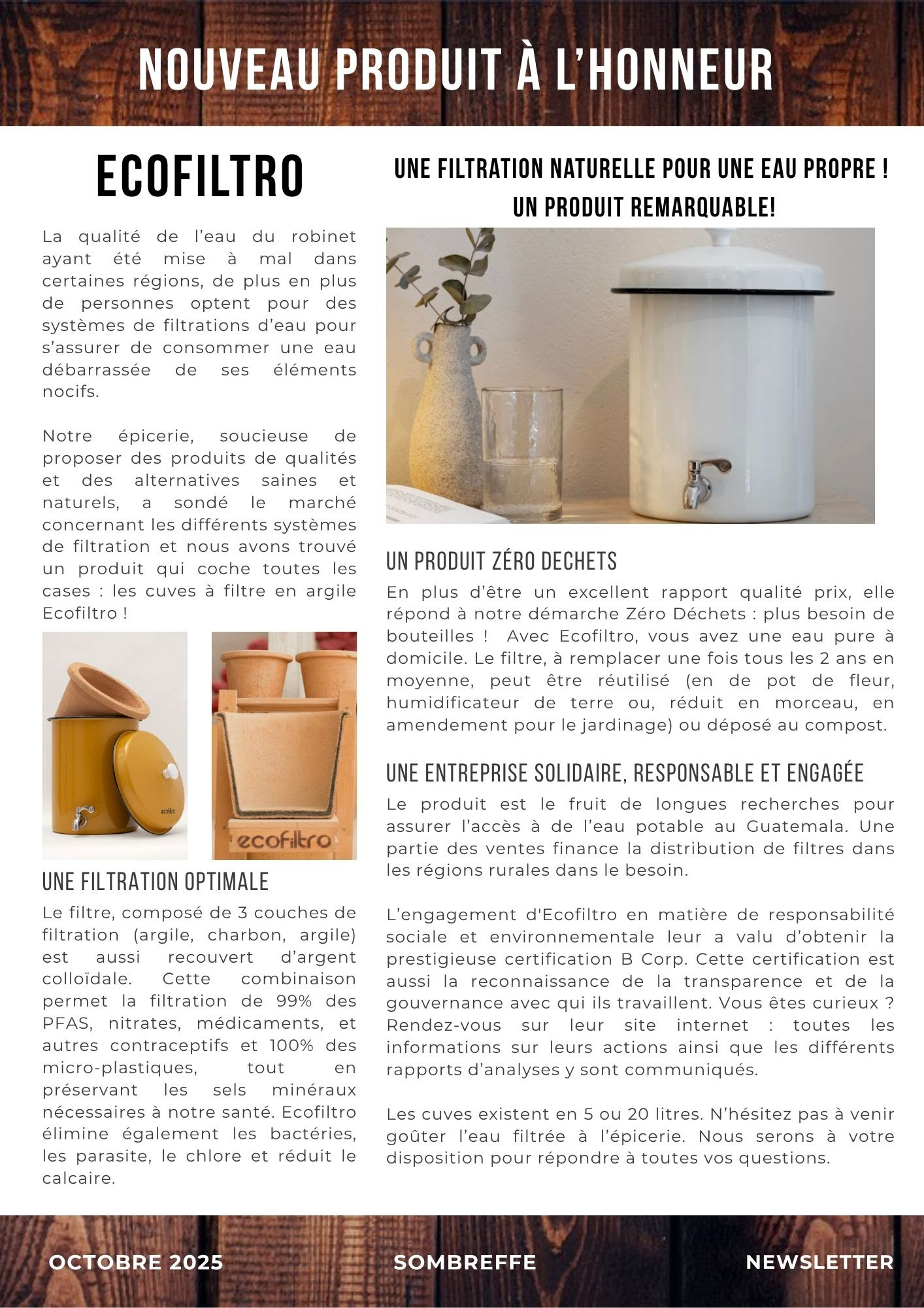 Newslettre octobre 4